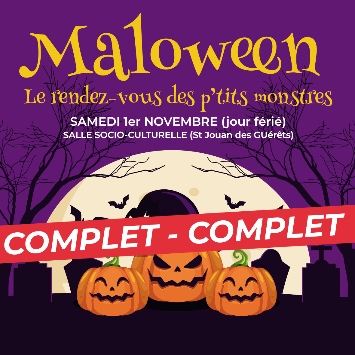 Featured image for “Maloween 2025 !<br>Samedi 1er Novembre”